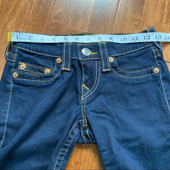 True Religion Dark Wash Low Rise Skinny Jeans 24 - Picture 9 of 9